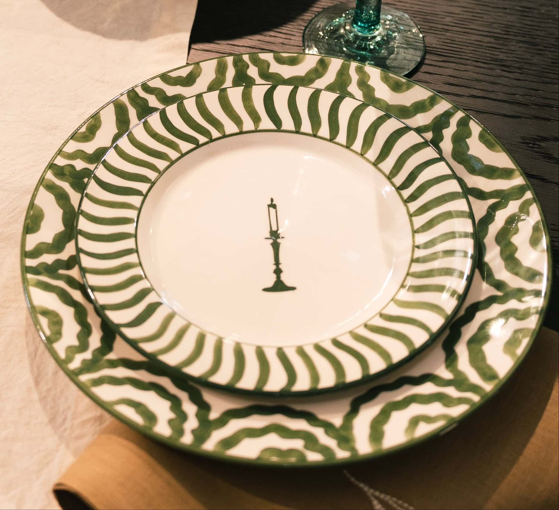 SET PLATOS VERDE