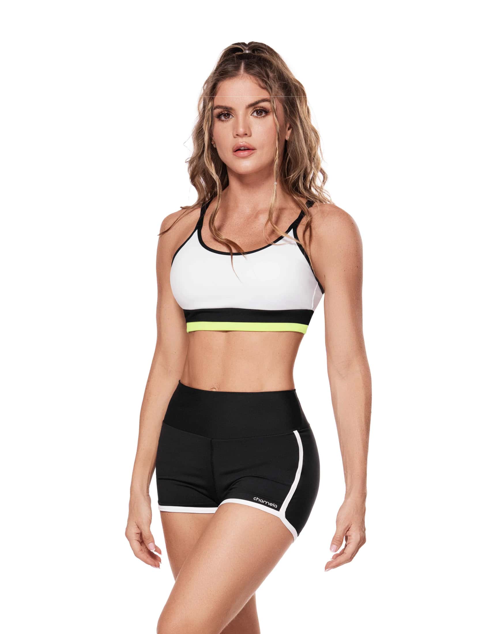 SHORT DEPORTIVO 44729 - TIRO ALTO CON PRETINA ANTÓMICA