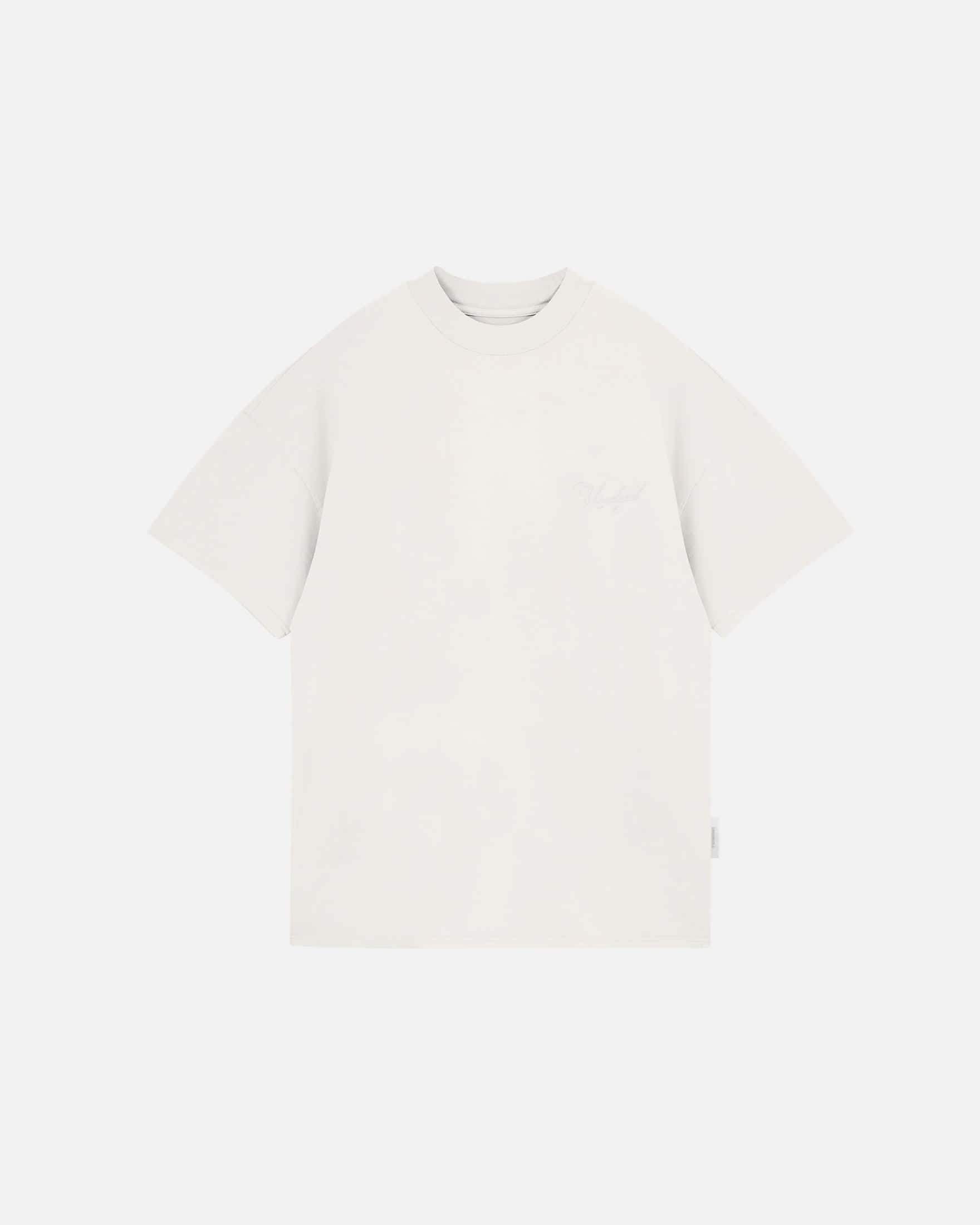 Basics Peached Undgld Tshirt White