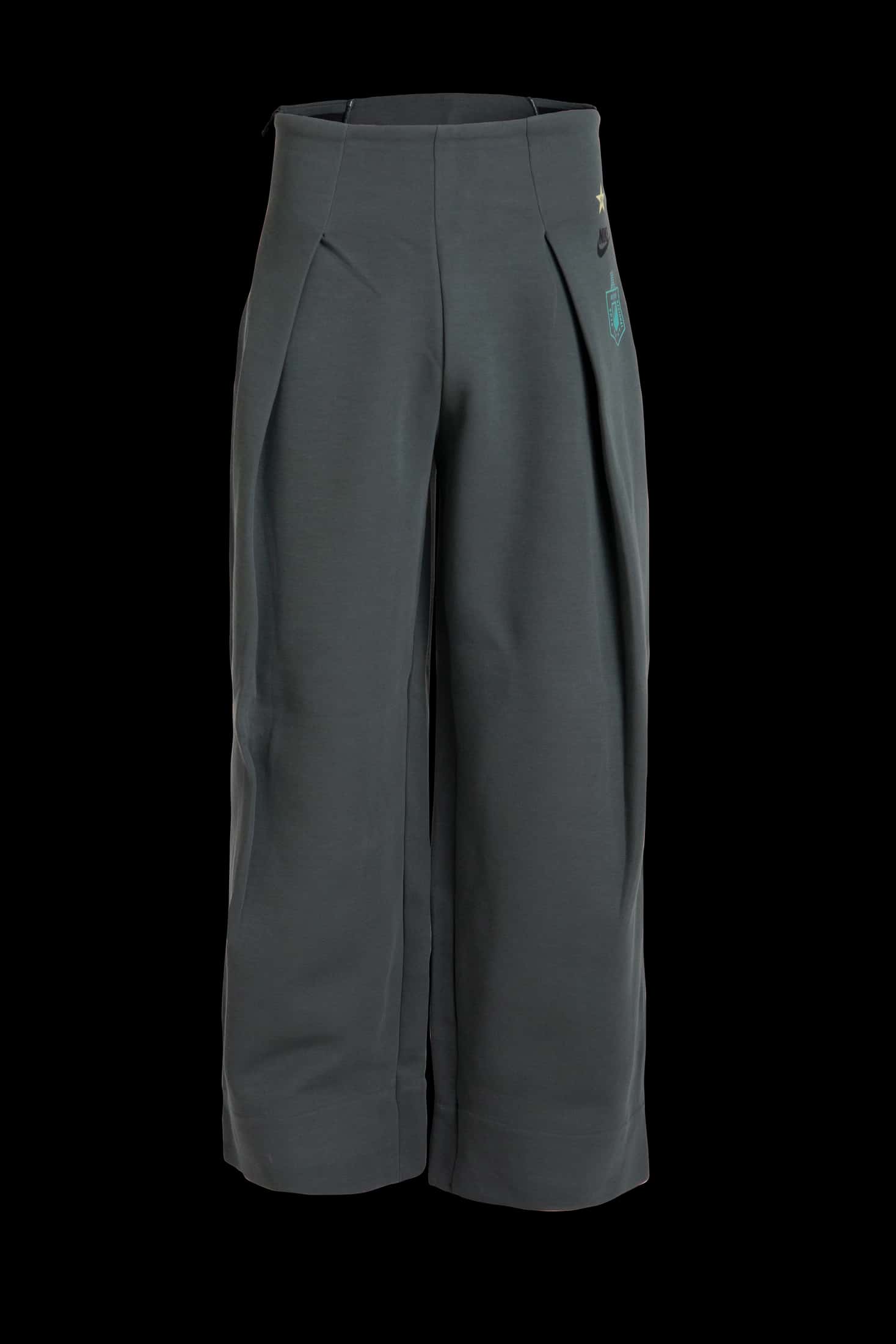 PANTALON VERDE MUJER ESCUDO RETRO