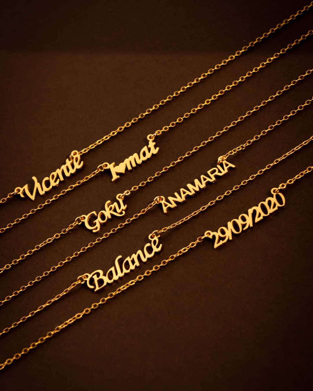 Collar De Nombre Personalizable + Caja Especial