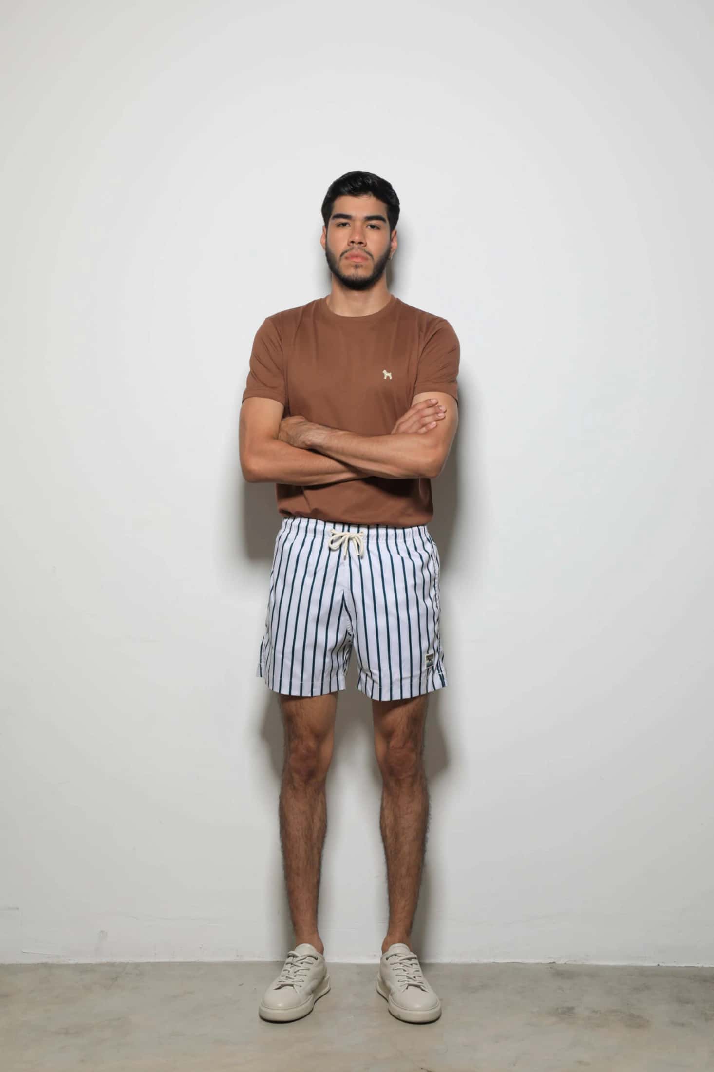 Pantaloneta de Baño - Rayas Verde