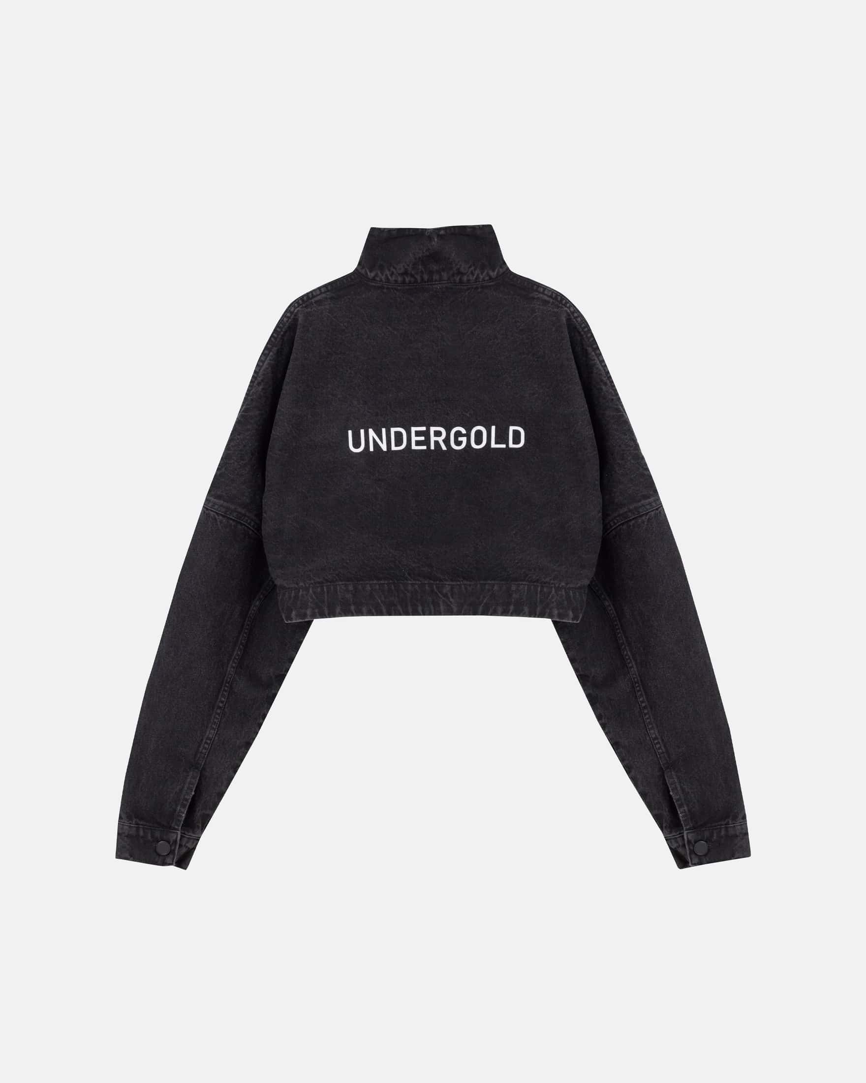 W Golden Heritage High Neck Jacket Black