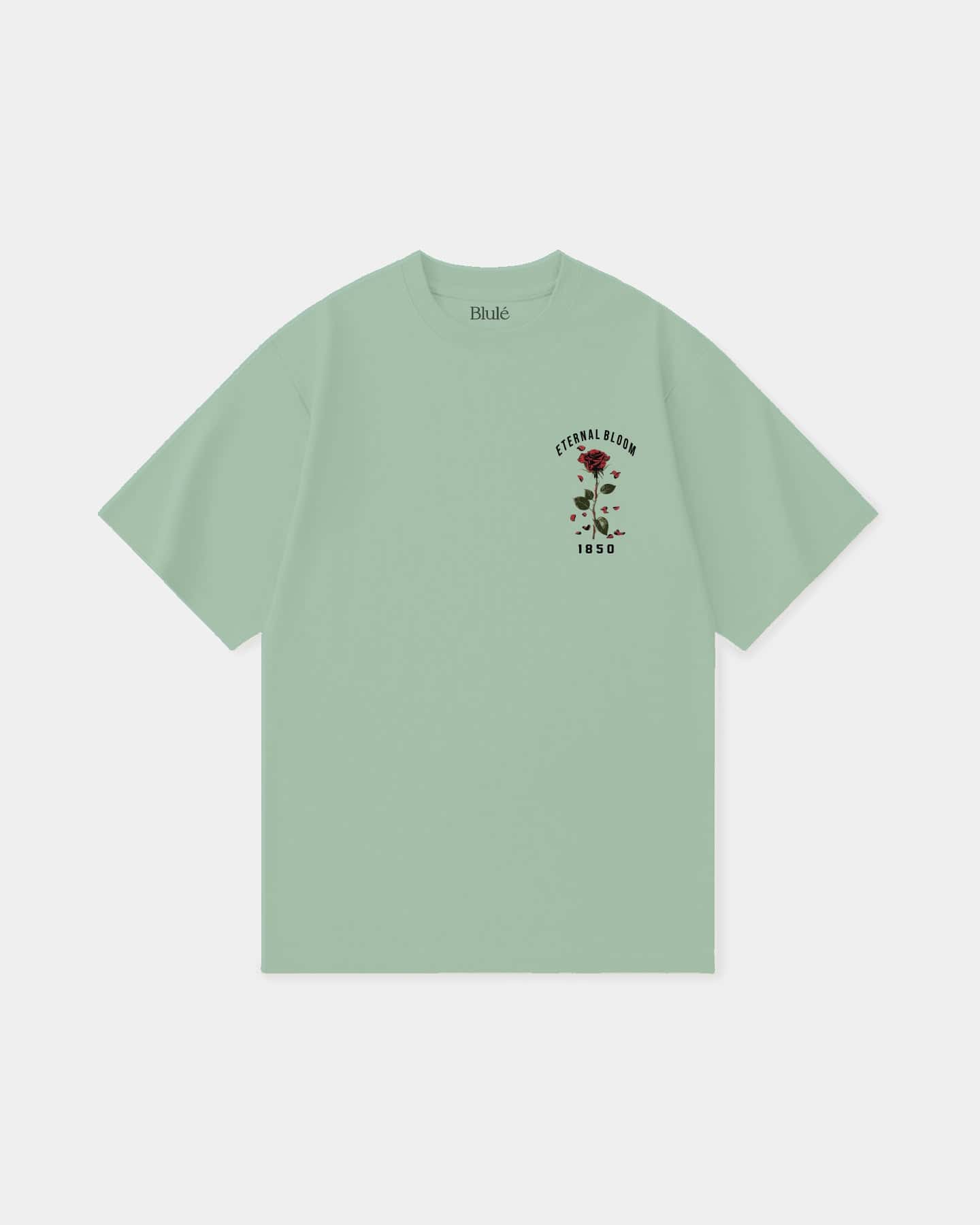 Oversized T Shirt Eternal Bloom Light Green - miniatura 2