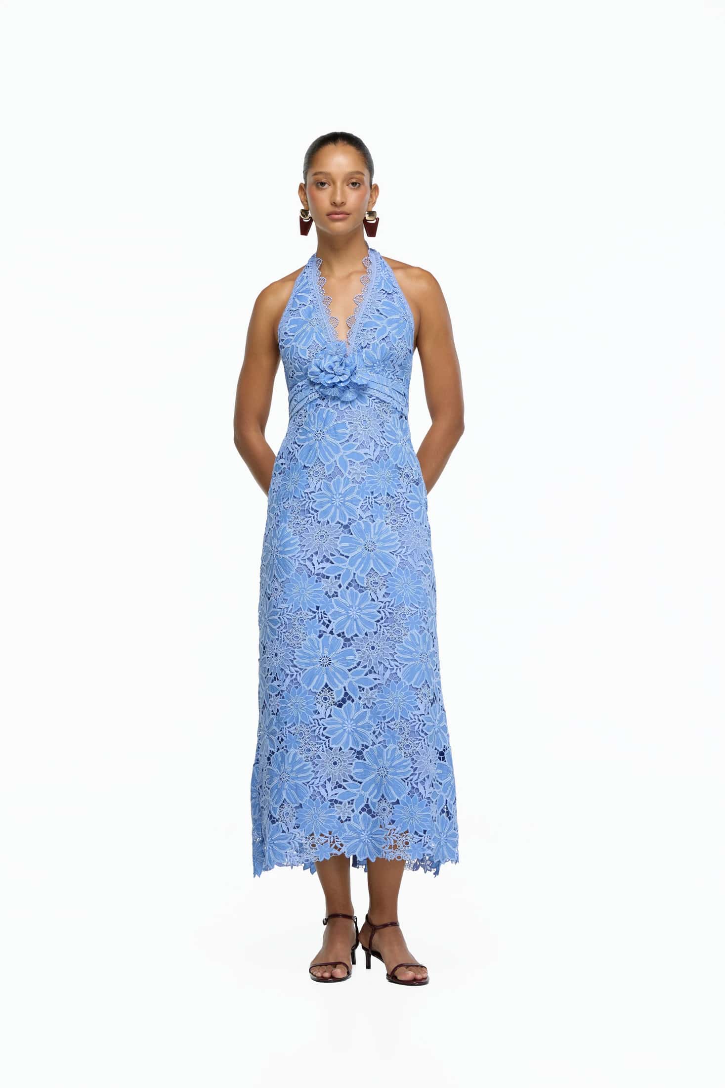 ODETTE MAXI DRESS BLUE