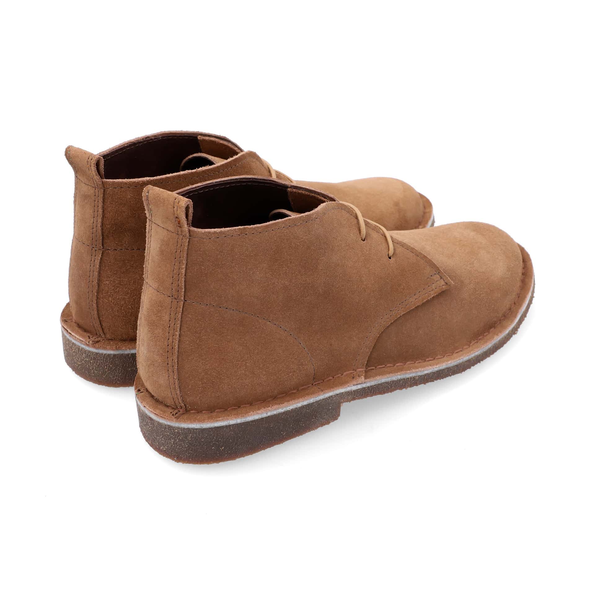 Botas Desert Hombre Cuero Carnaza Almendra - miniatura 2