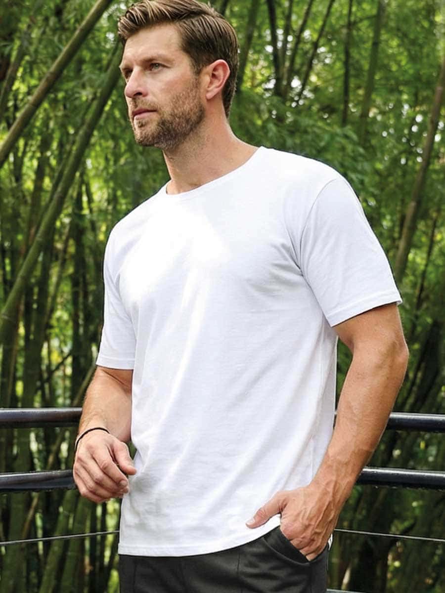 Camiseta Básica Cuello Redondo Blanco