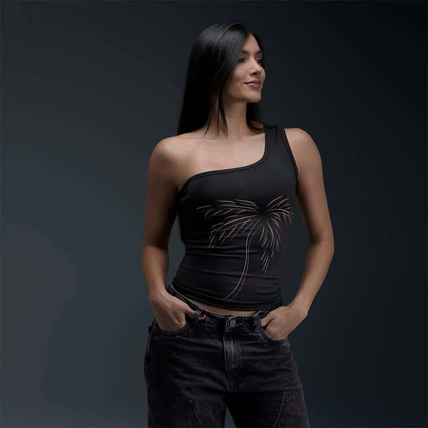 Blusa Negra Mujer