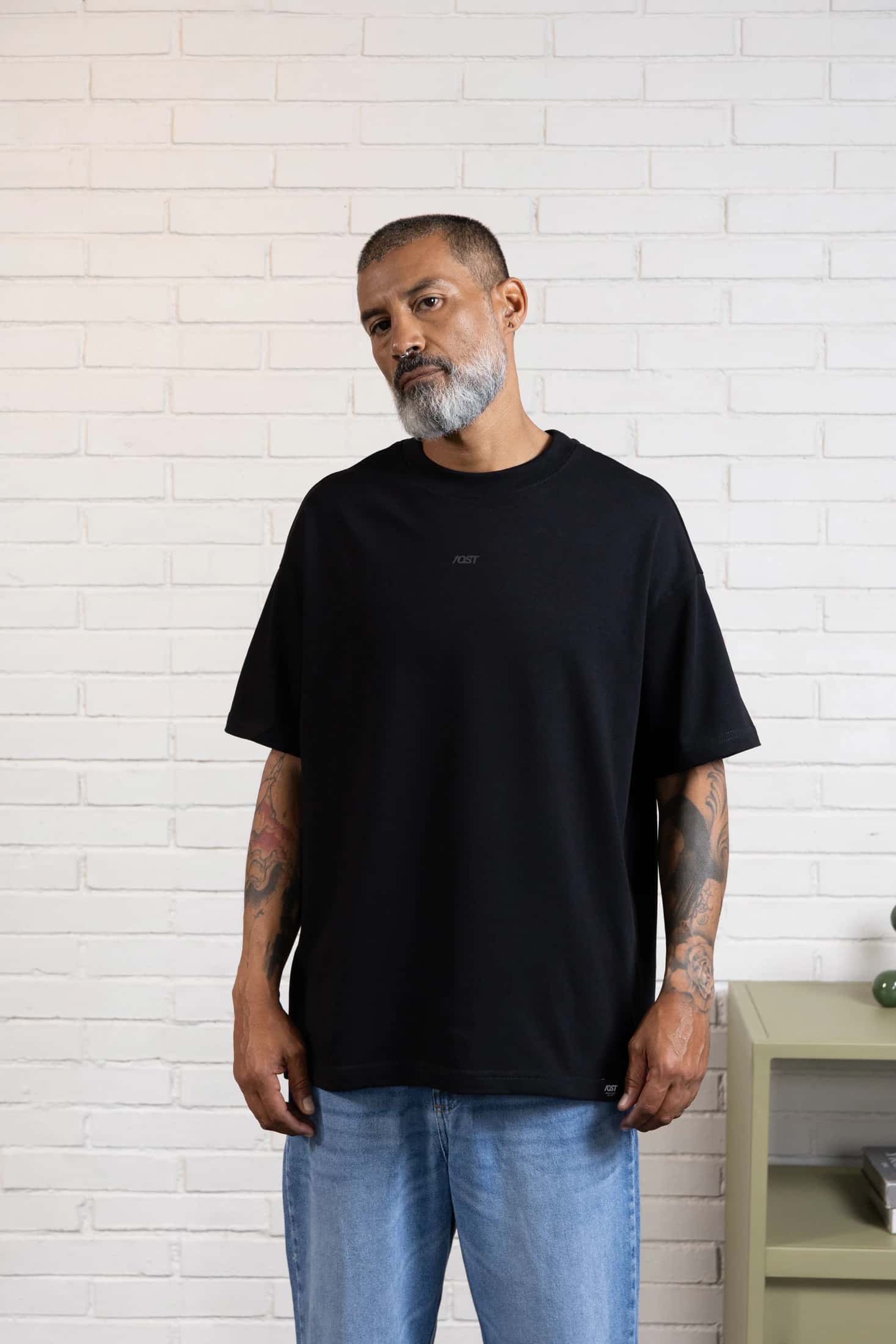 Camiseta Oversize QST Heavyweight - Core Black