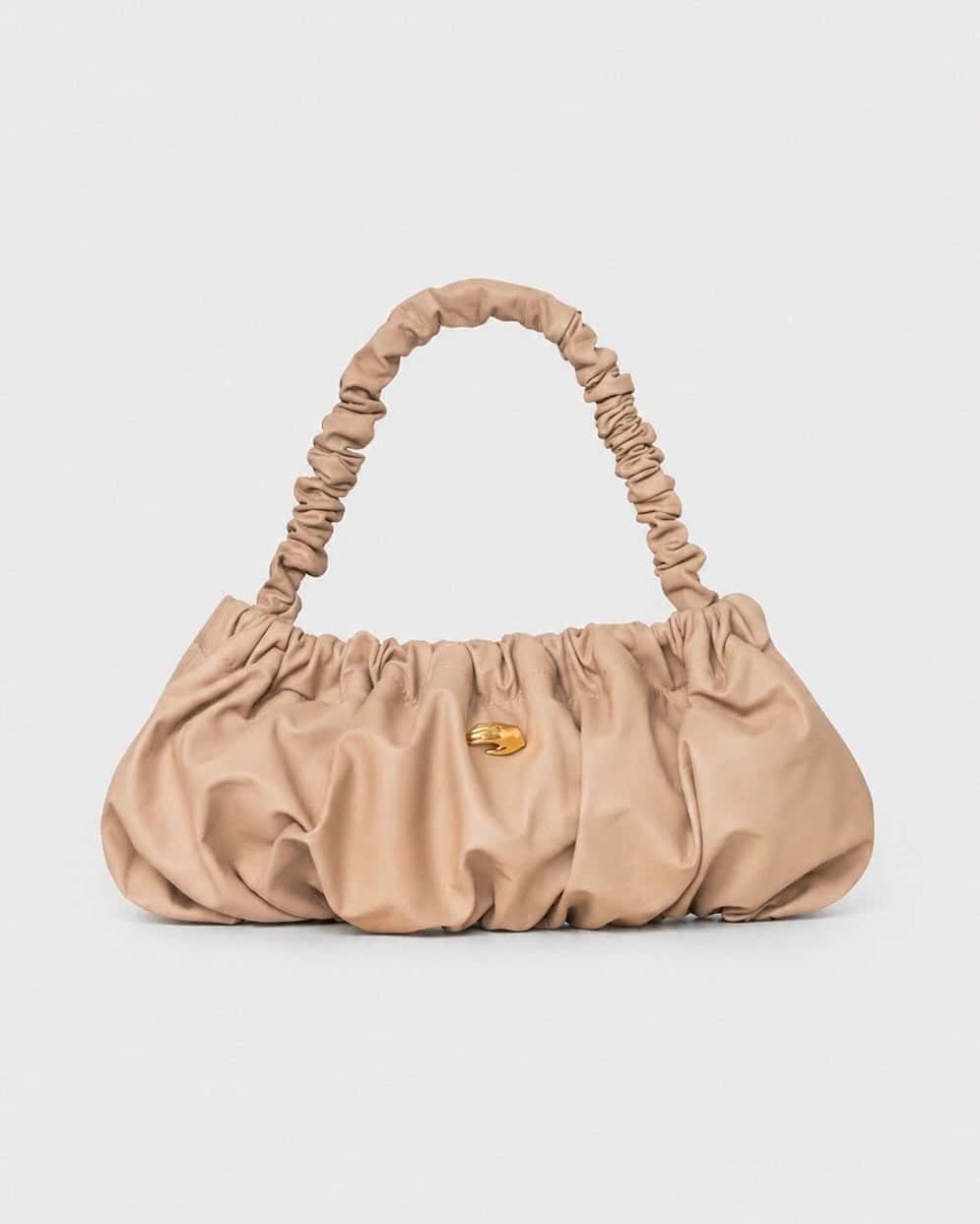 Pierre G Beige Leather Bag