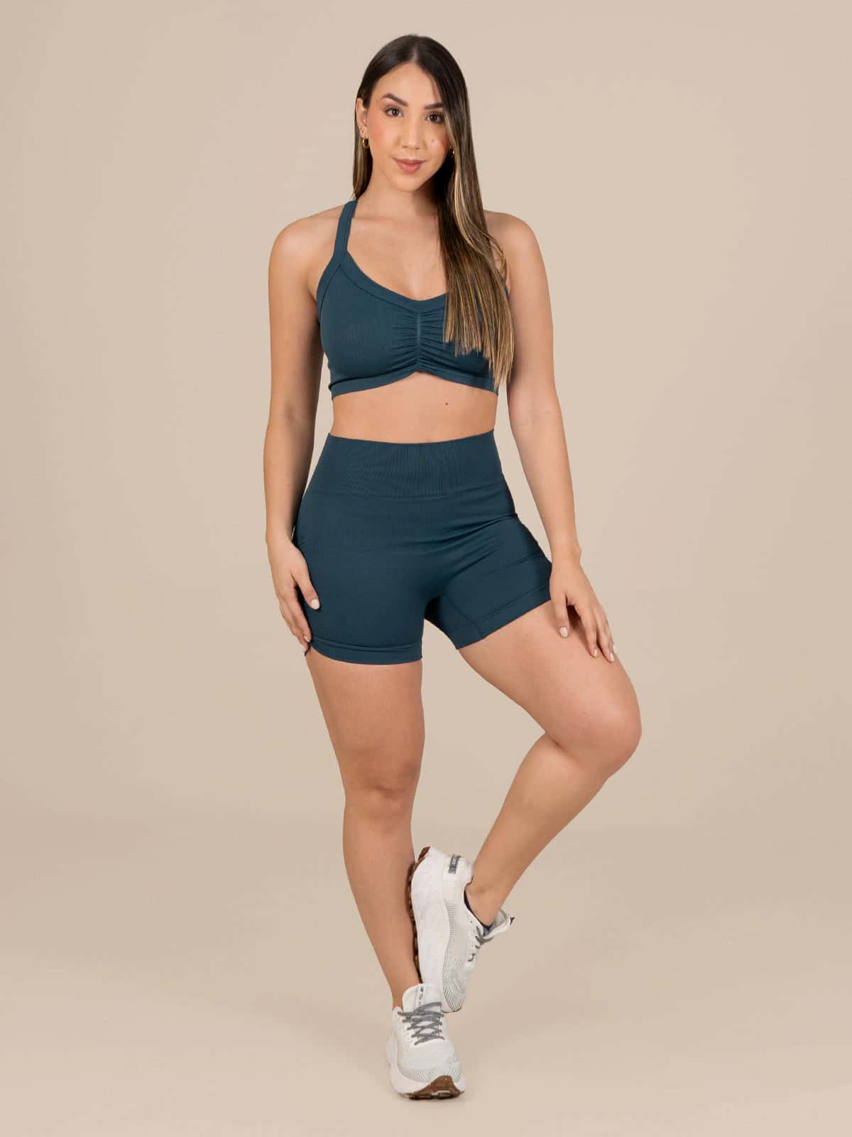 Talia short set seamless grizul