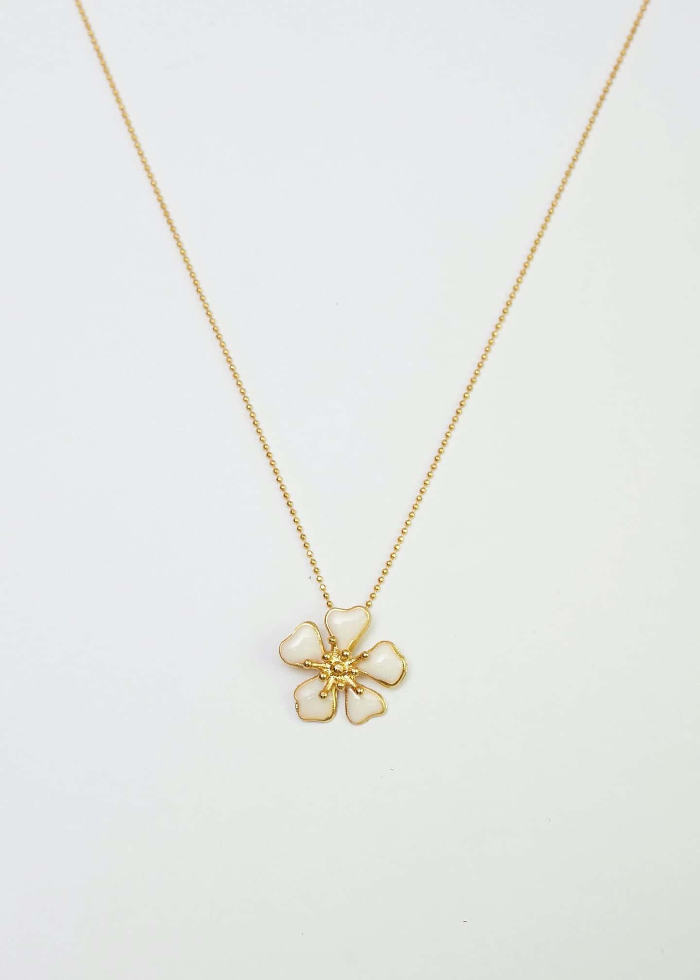 Cadena Aurora mini Blanco