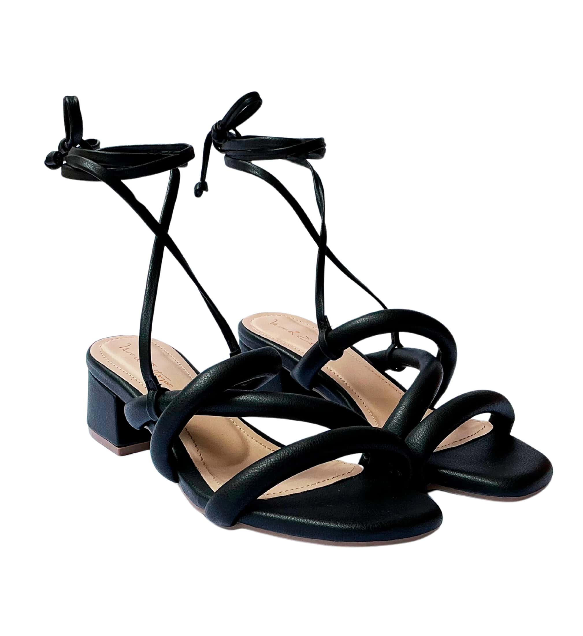 Vera Serena Nero - Sandalias