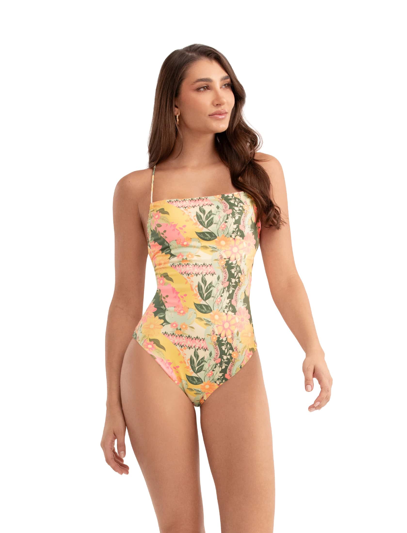 VESTIDO DE BAÑO ENTERO 47455 - ESPALDA DESCUBIERTA