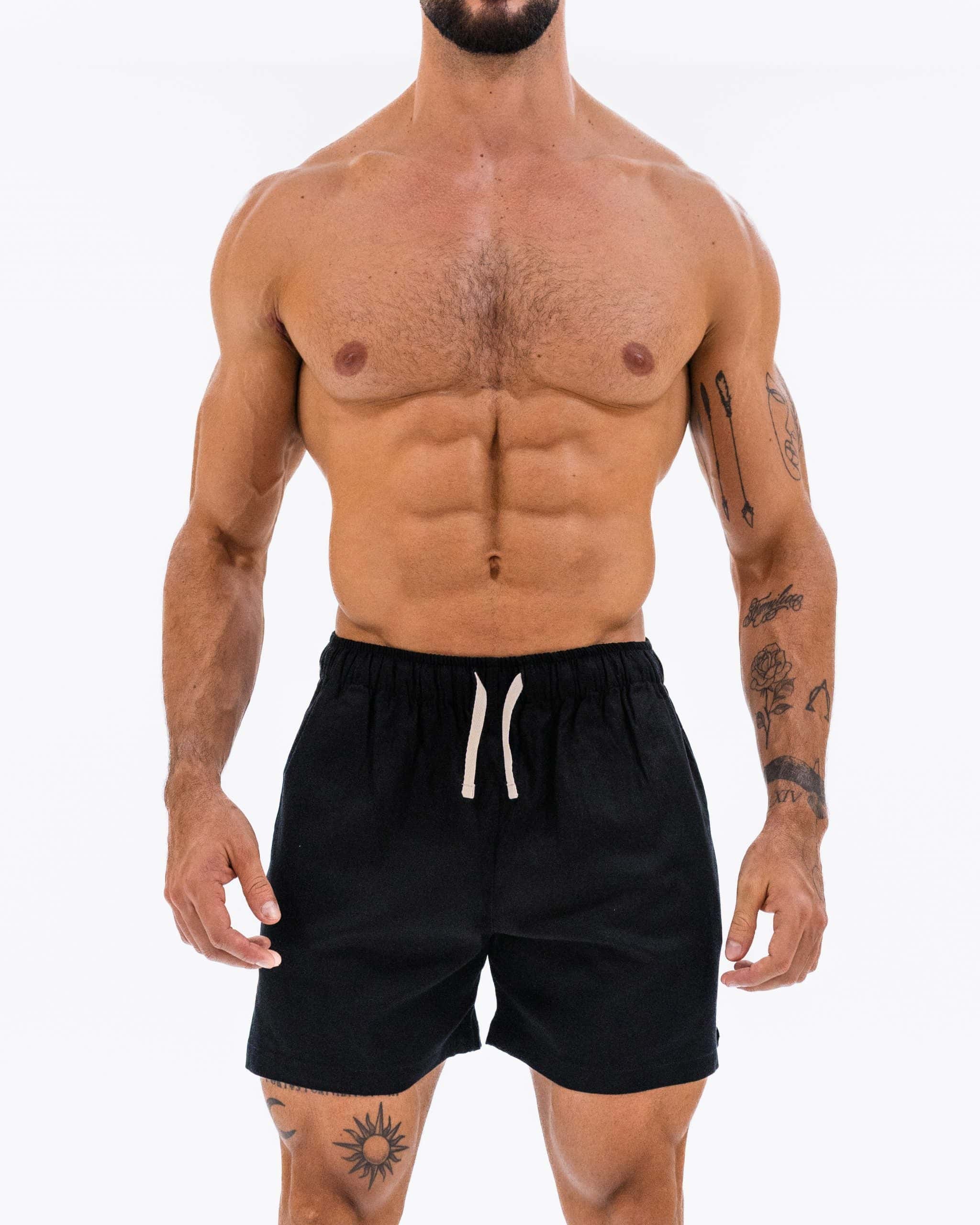 Short Lino Negro
