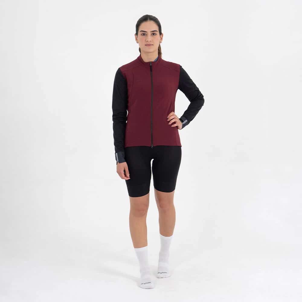 CHAQUETA CICLISMO THERMALTECH WINE UNISEX - miniatura 3