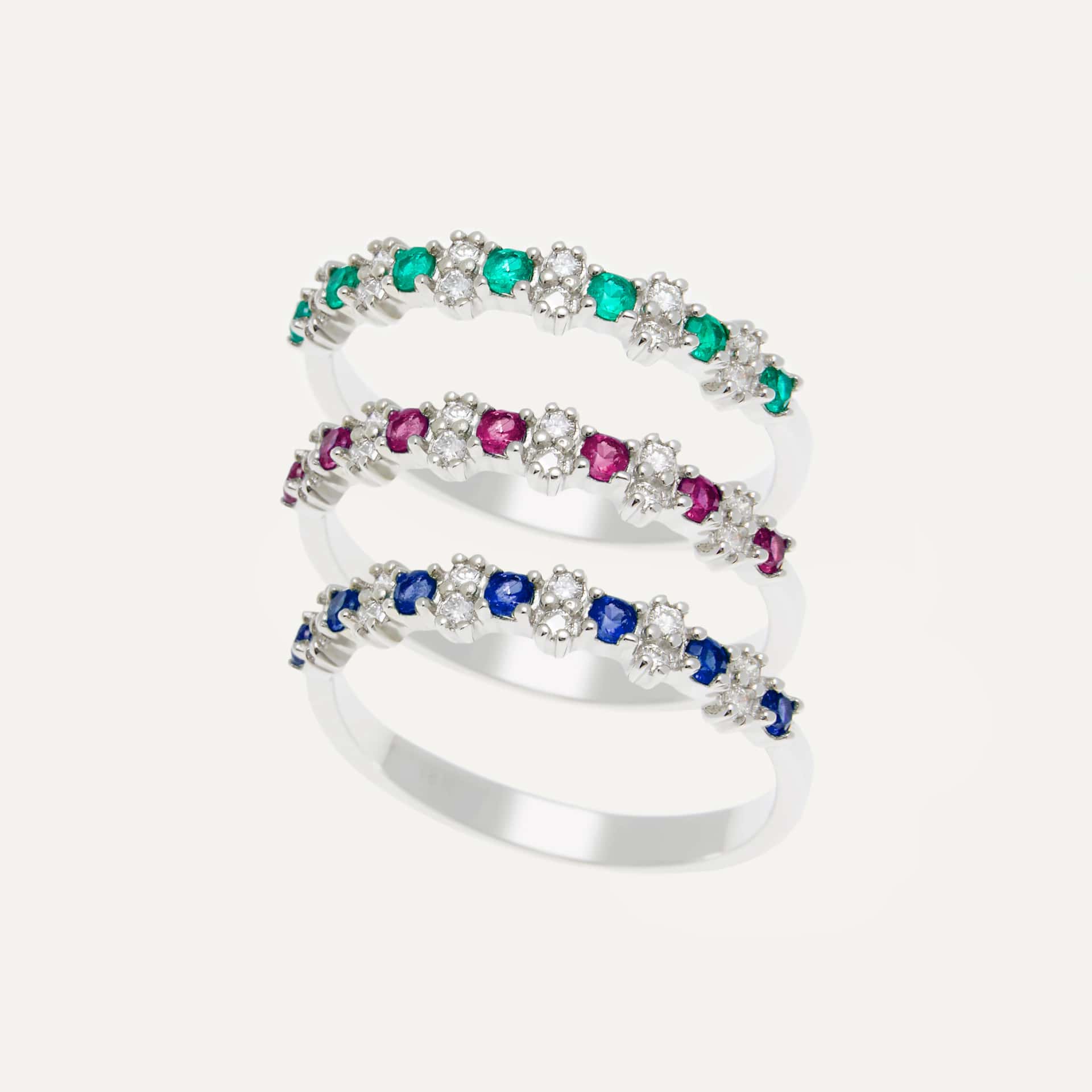 Anillo Doble chaton