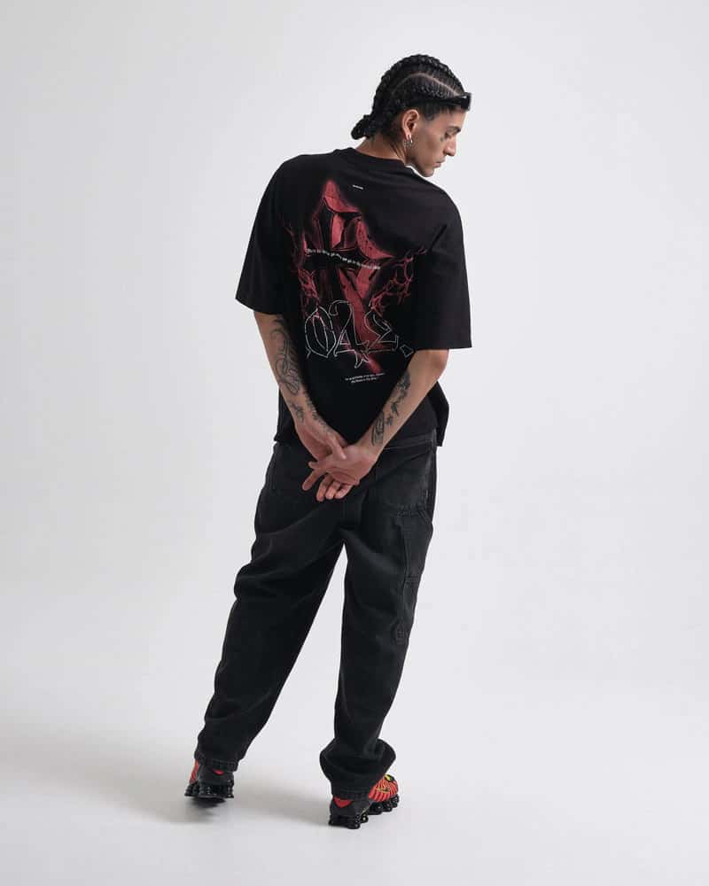 Camiseta Negra Oversize Eternal Rise - miniatura 3