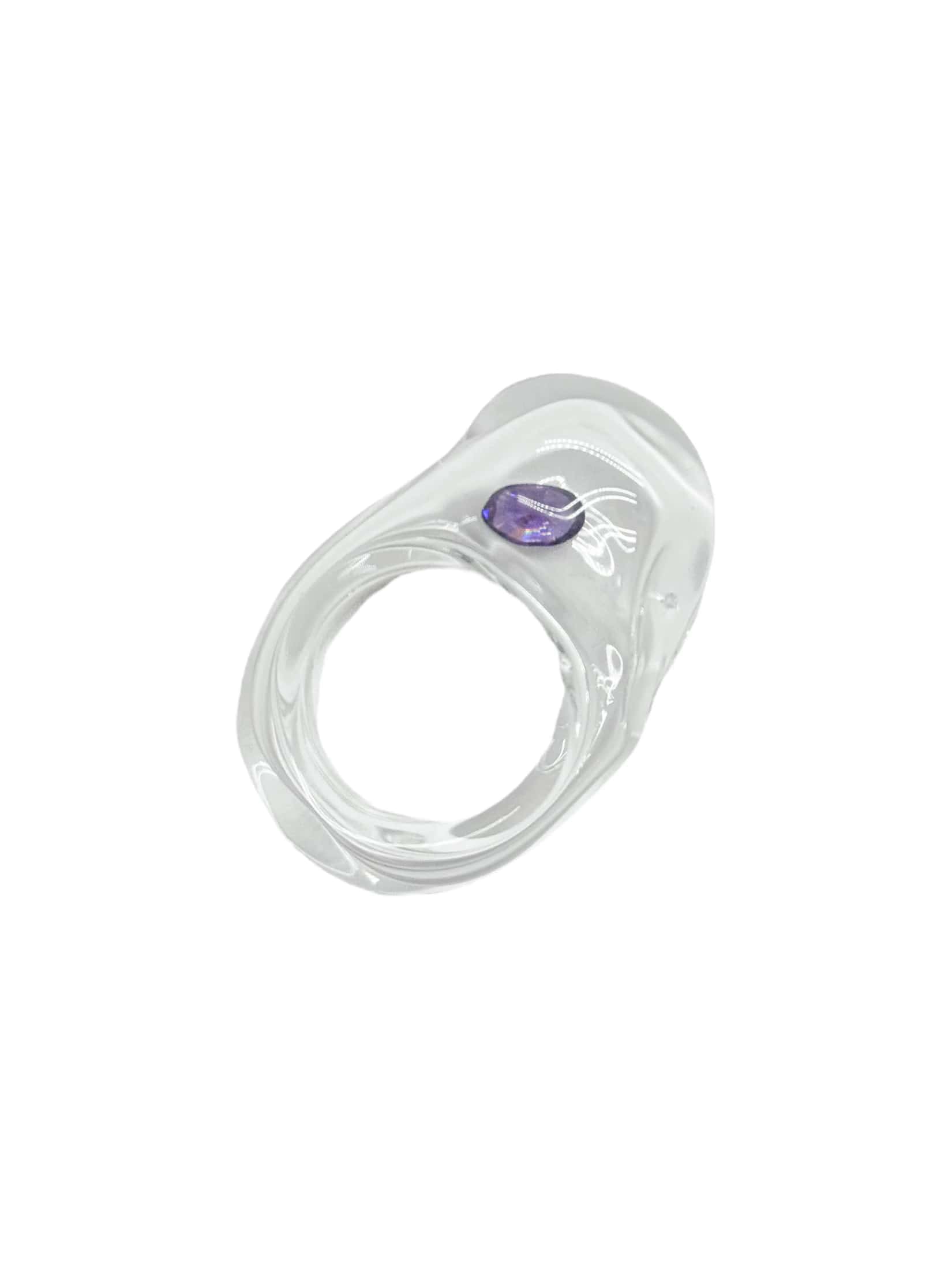 anillo vidrio zircón - miniatura 15