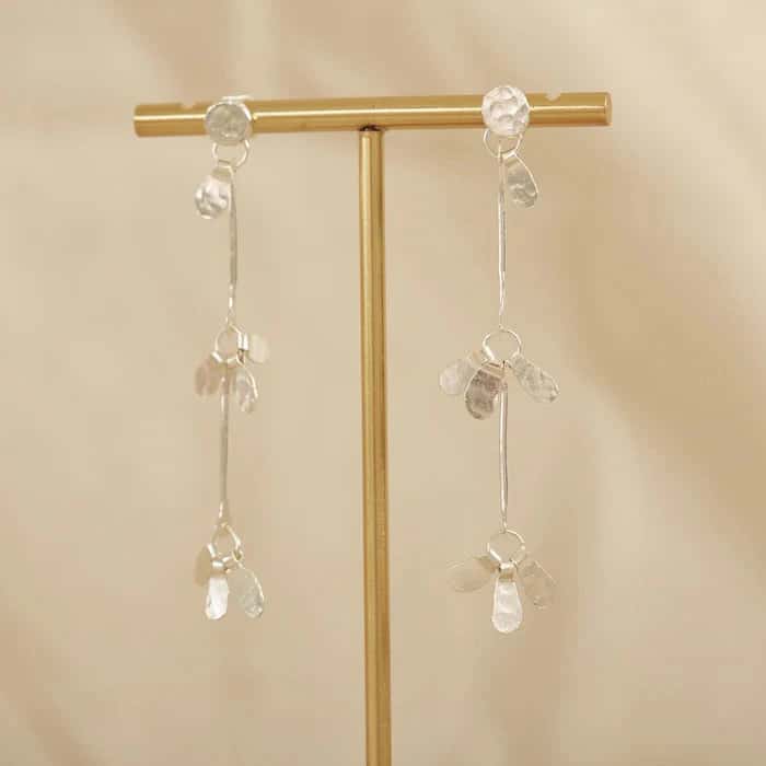 ARETES LARGOS SEMILLA SAGRADA - miniatura 4