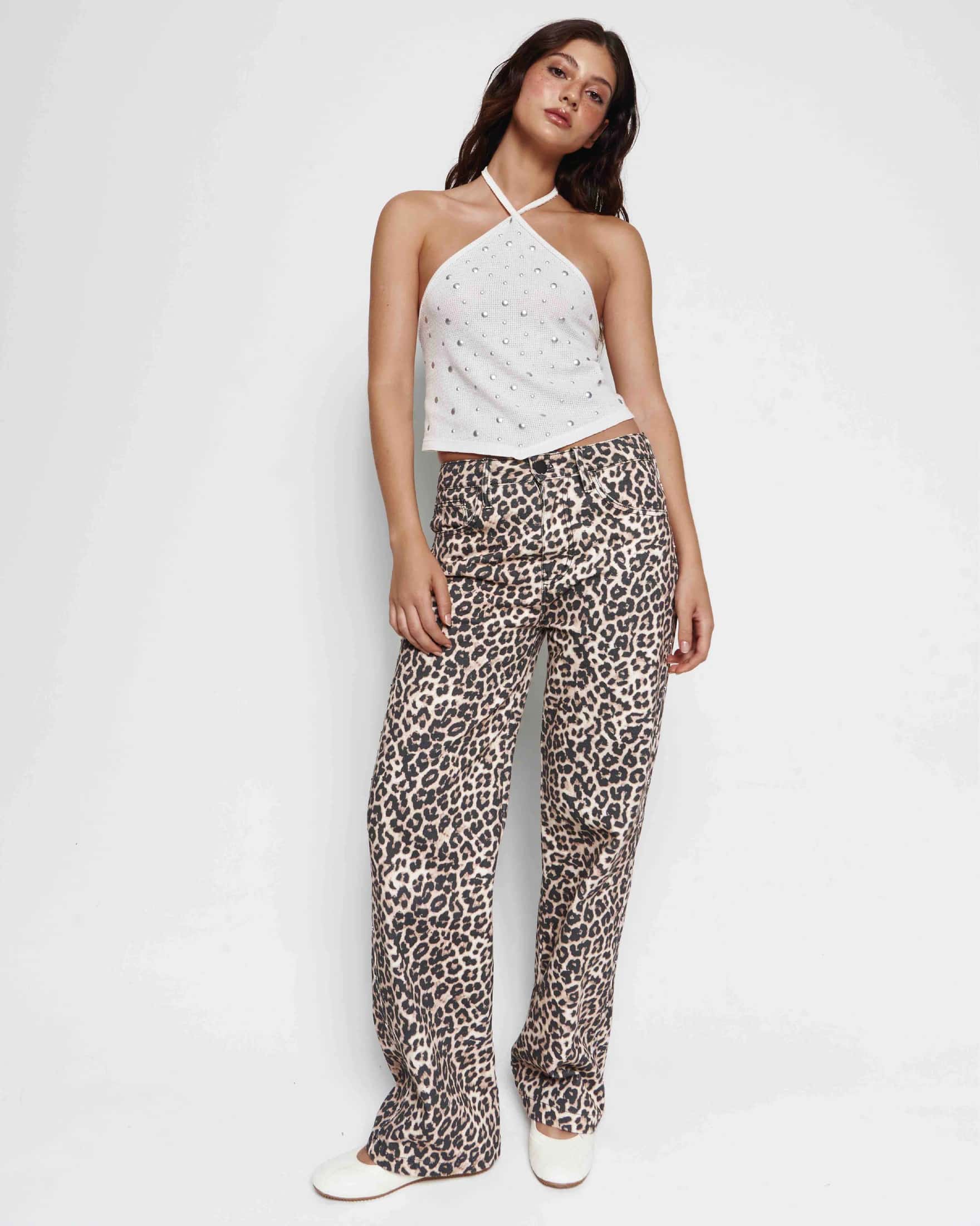 LEOPARD JEANS