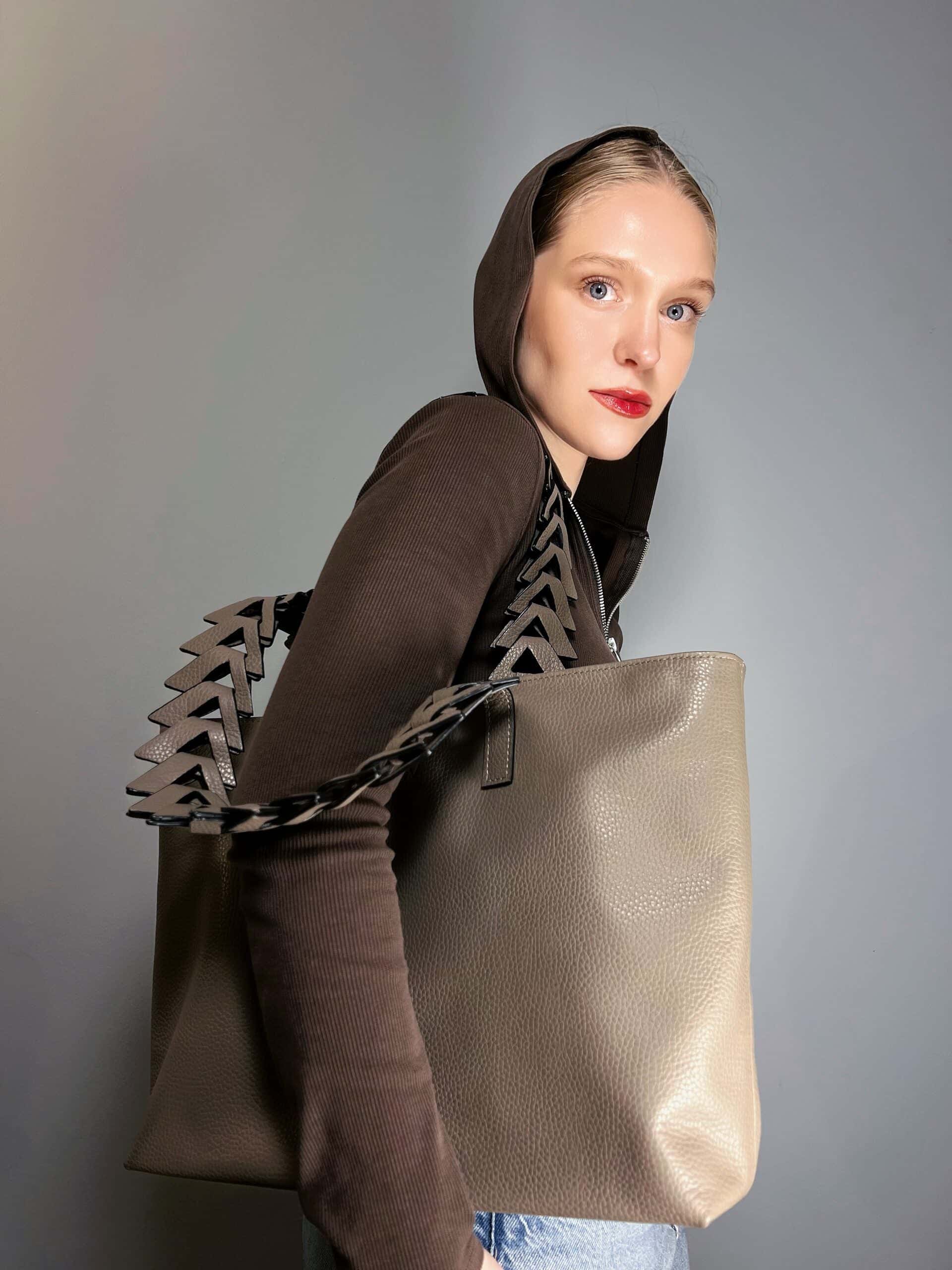 Caro Laptop Tote taupé 14"