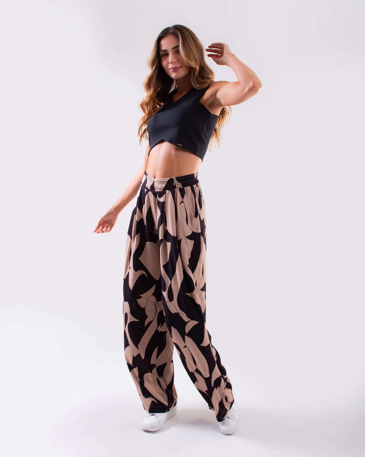 Blusa negra para mujer
