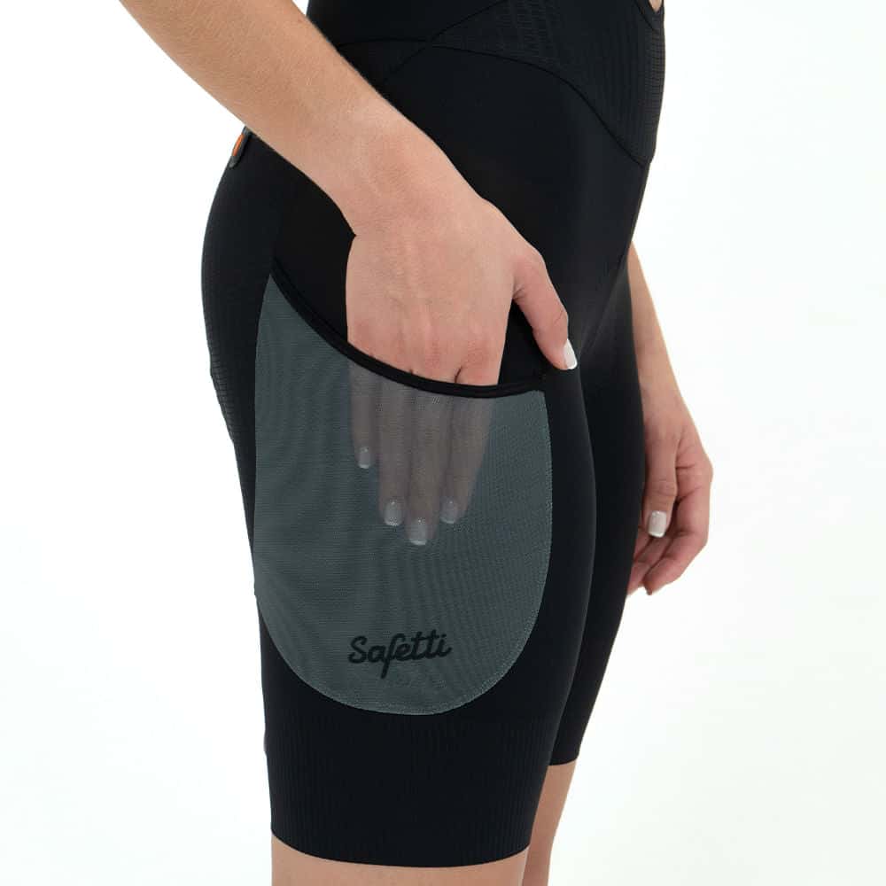 PANTALONETA CICLISMO EVANS CARGO GRIGIO PARA MUJER - miniatura 5