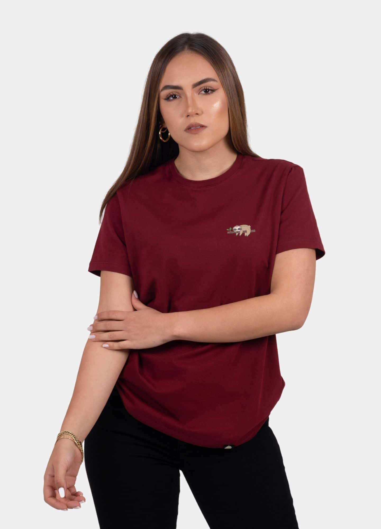 Basic Ciampino Camiseta Regular – Vinotinto