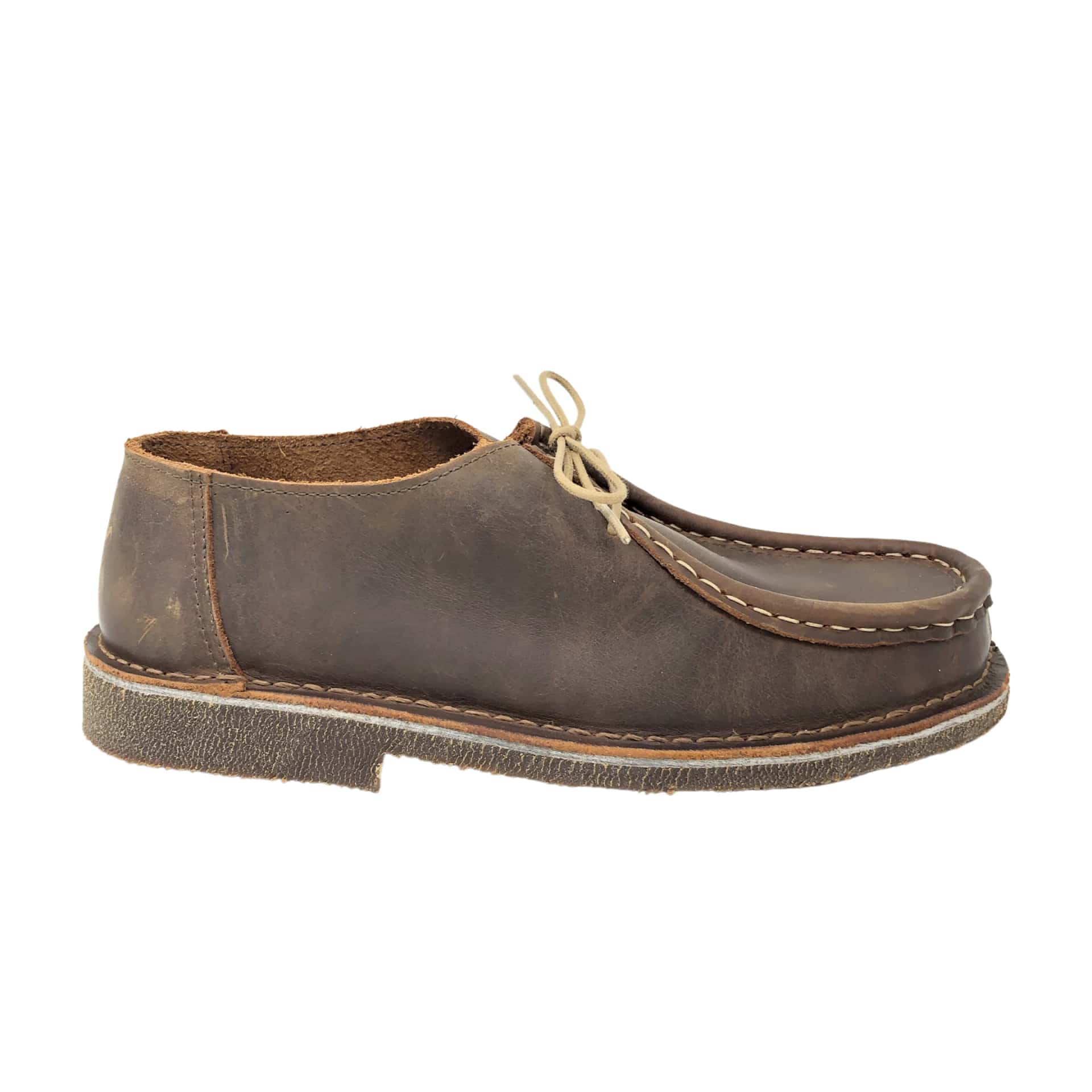 Zapatos Moc Toe Cuero Graso Café - Café - miniatura 2