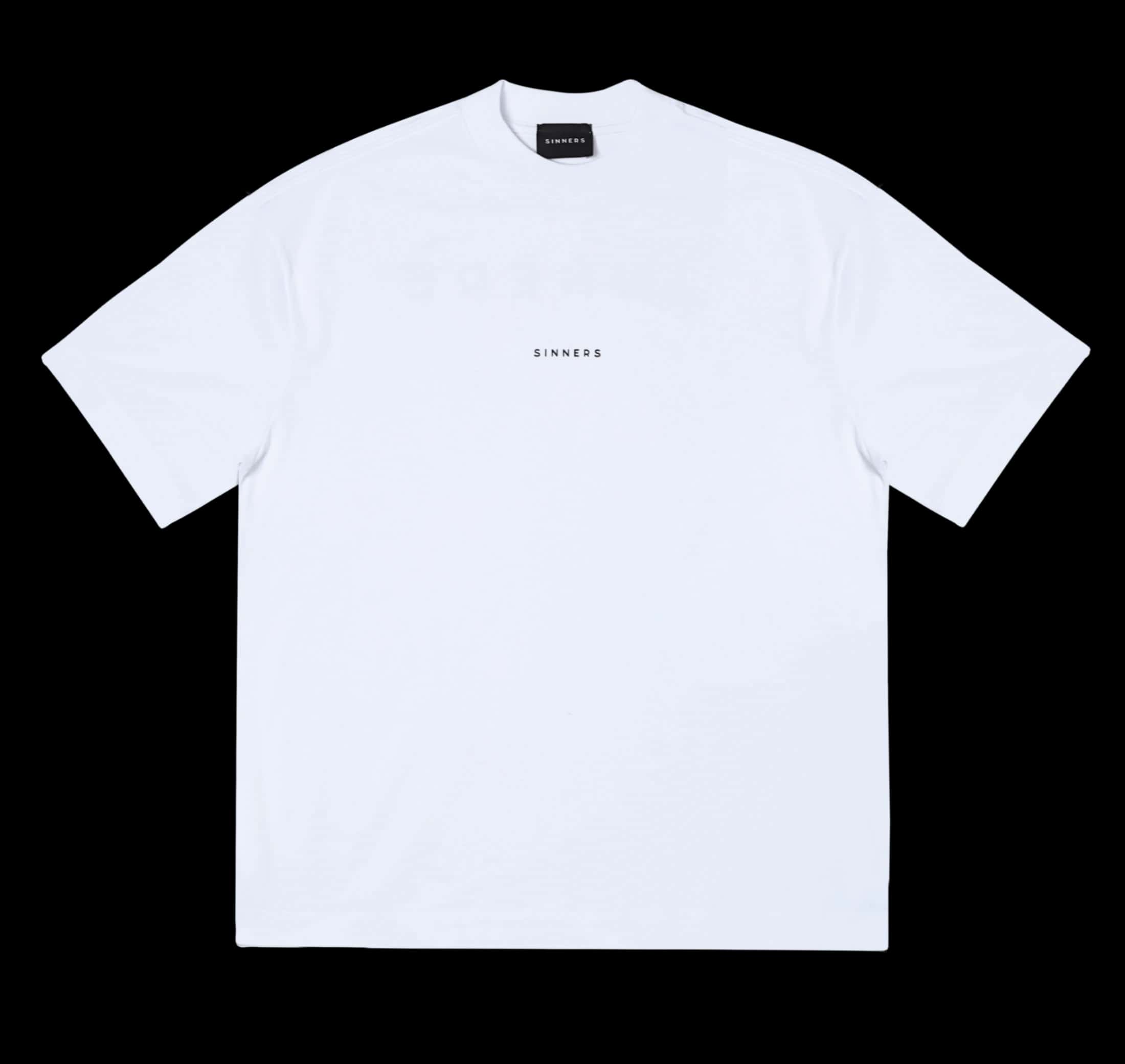 SINNERS LOGO WHITE T-SHIRT