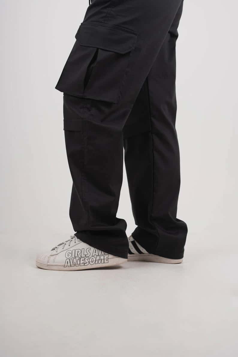 PANTALON CARGO UNISEX ESENSIALES BOTA RECTA EN DRILL MUJER - miniatura 12