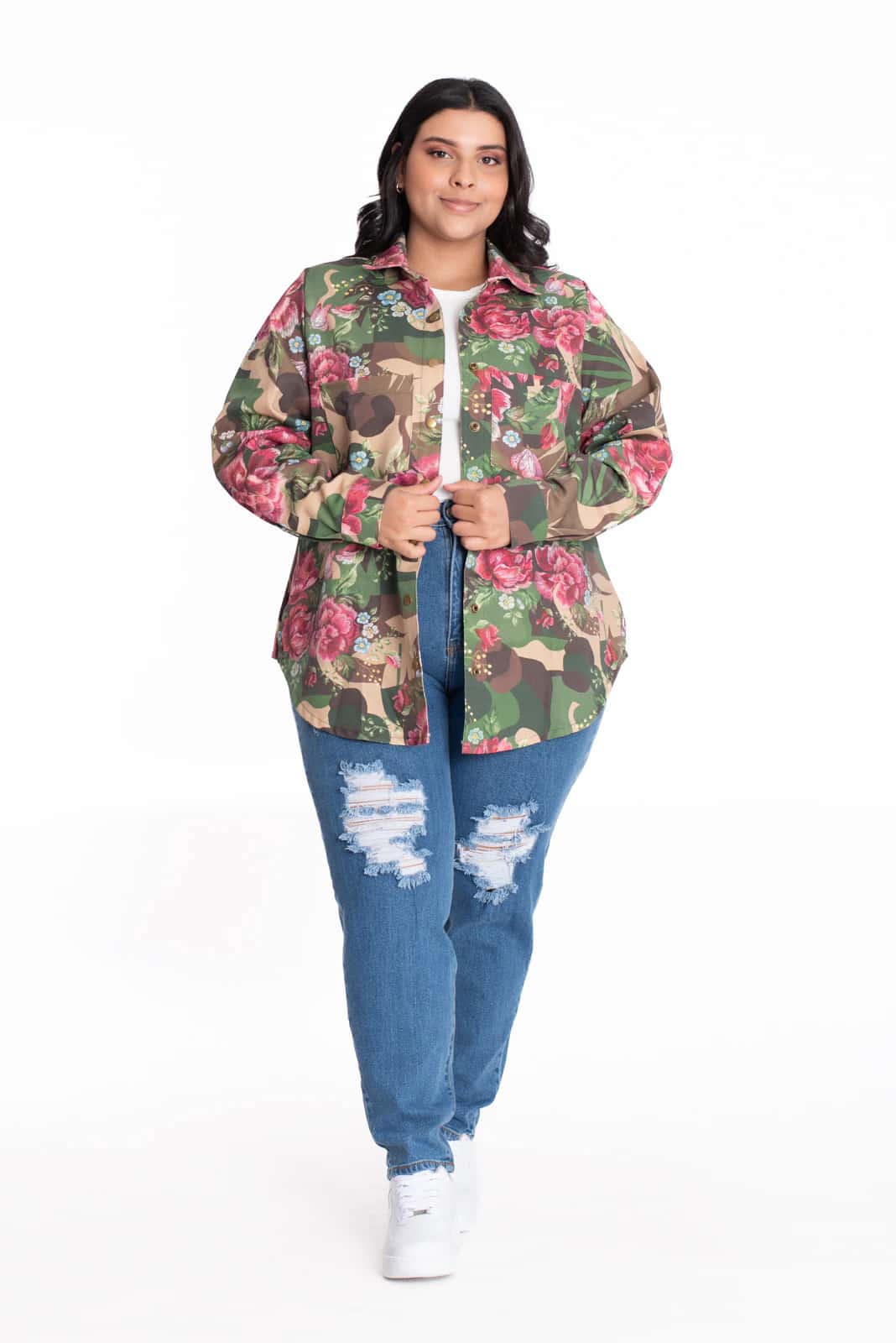 Chaqueta Flores Estampada - miniatura 8