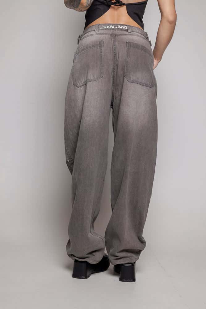 Baggy Courage Dama Gris/Stone - miniatura 3