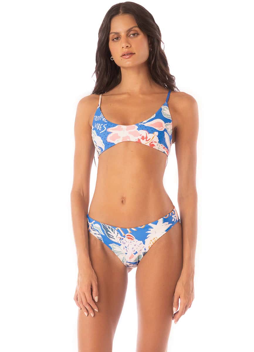Maaji Tropical Bliss Liberties Classic Bralette Bikini Top
