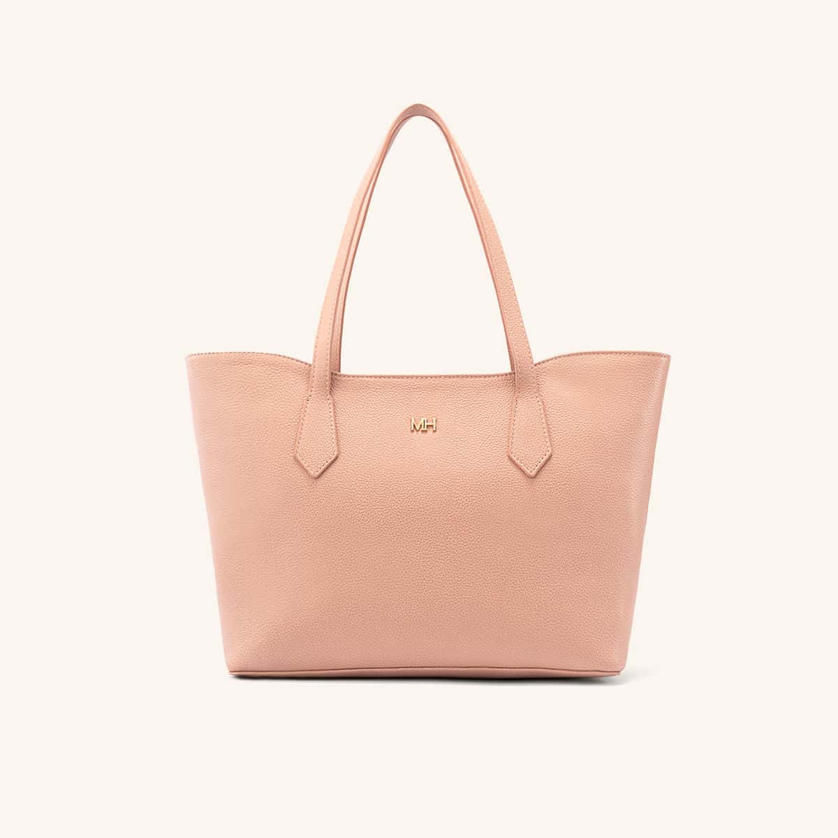 Tote Alas Mediano Palo De Rosa Coral
