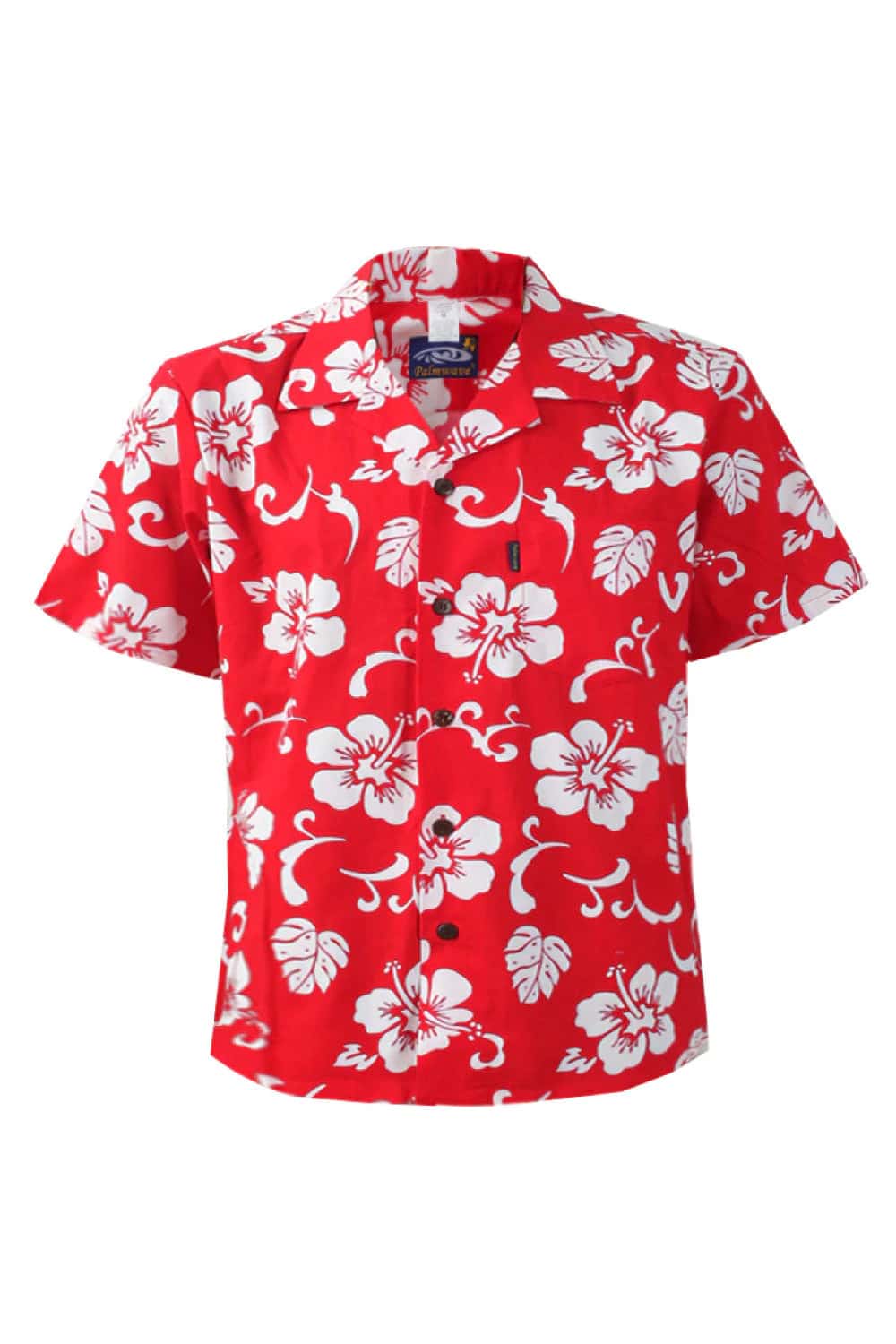Red Hibiscus Aloha Shirt