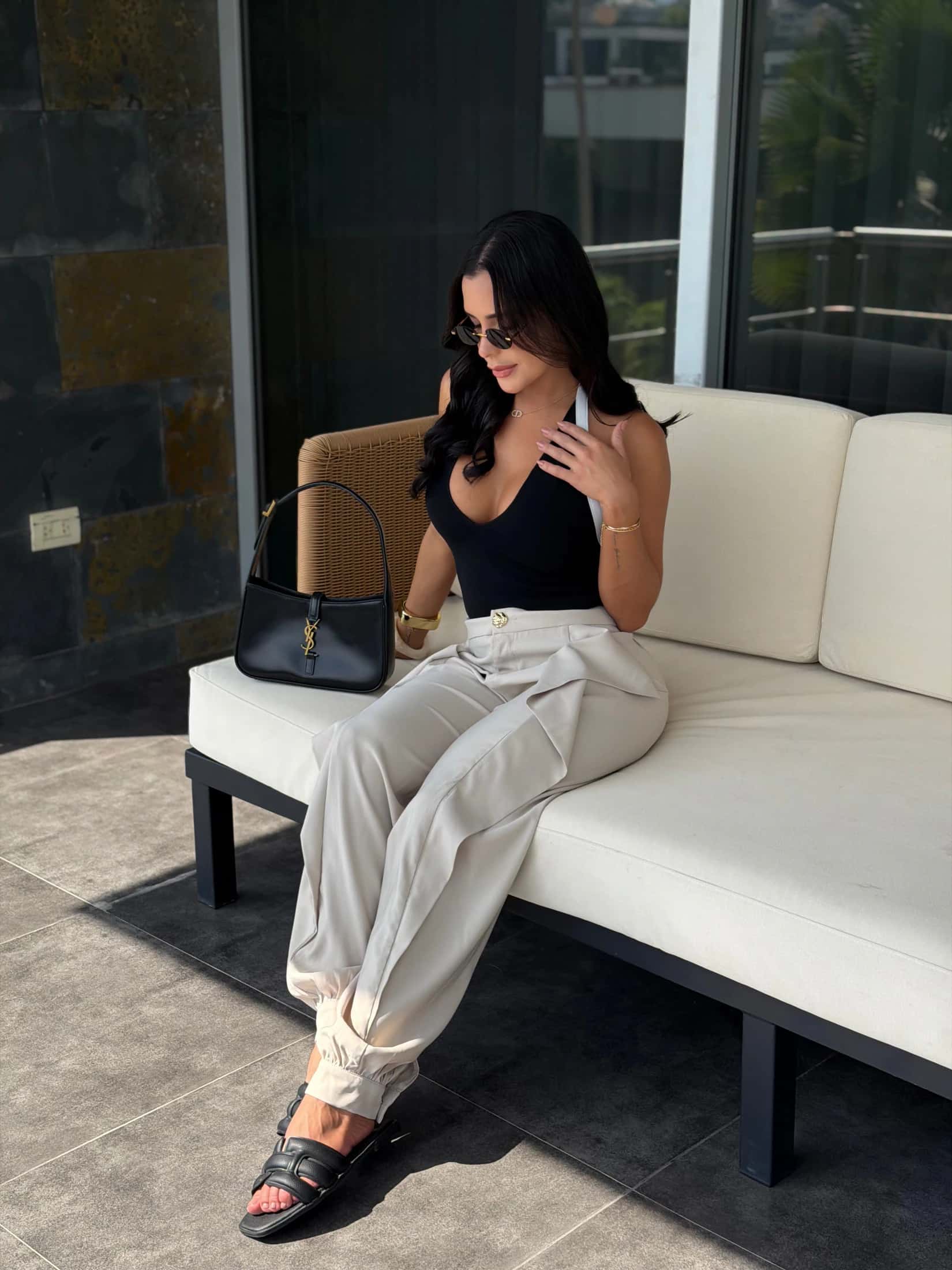 PANTALON ZAIRY MARFIL - miniatura 4