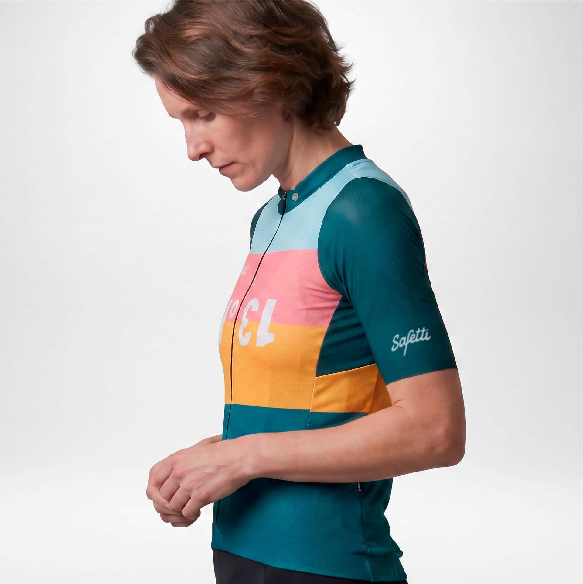 CAMISA CICLISMO MANGA CORTA N13 PARA MUJER - miniatura 3