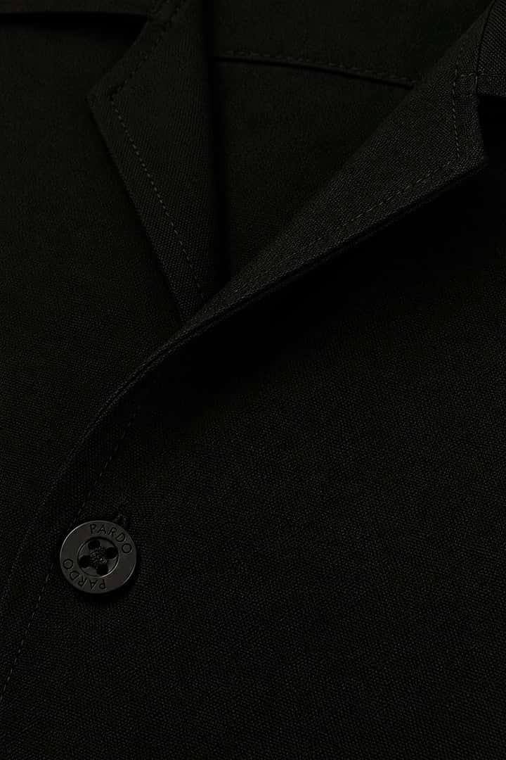 Camisa ligera negra - miniatura 4