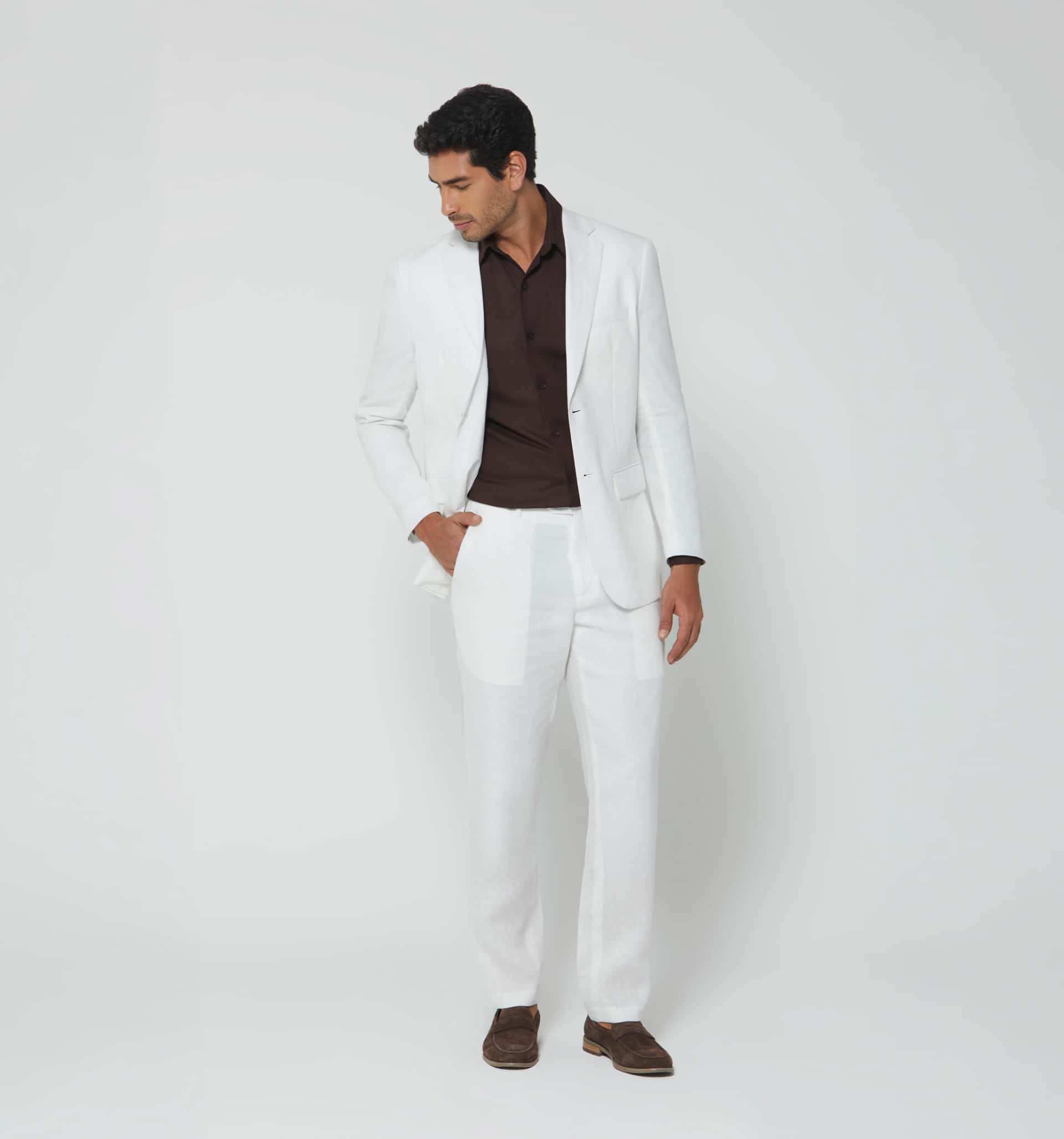 Pantalón para hombre de lino