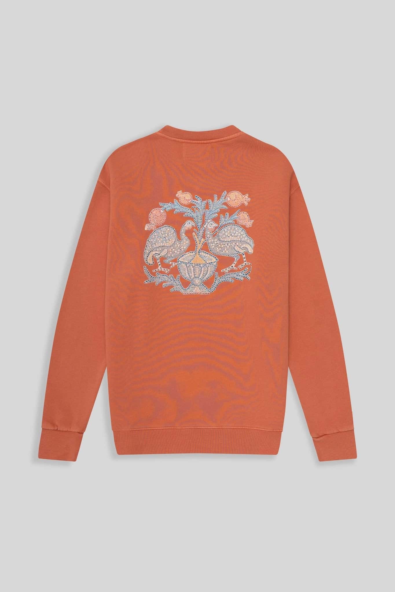 Men's musas sweatshirt terracotta