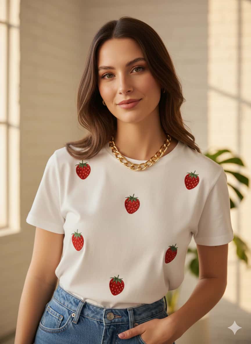 CAMISETA STRAWBERRY FIELDS