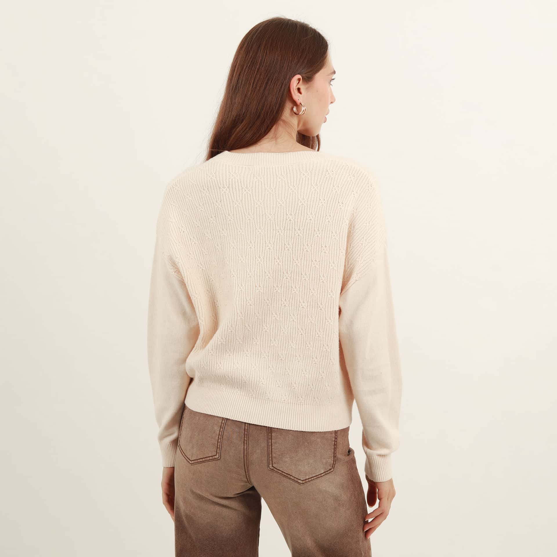 Sweater Cuello Redondo Manga Larga - miniatura 4