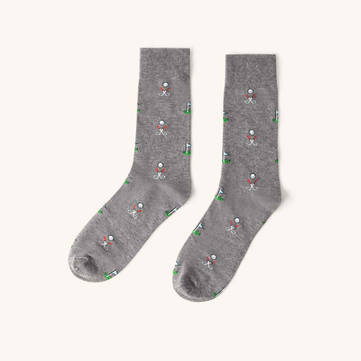Medias Golf Gris MH Socks