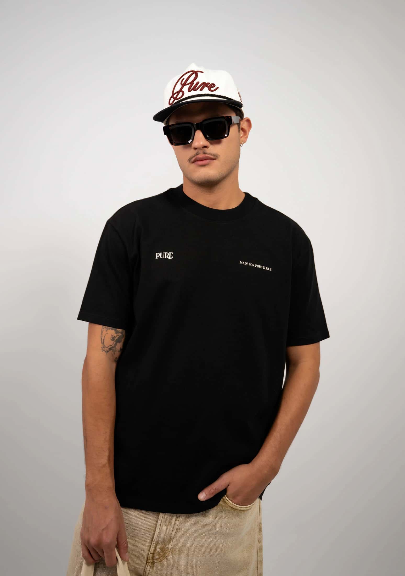 Pure Black Regular T-Shirt