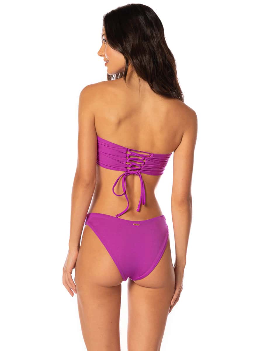 Maaji Sunset Palm Splendour Regular Rise Thin Side Bikini Bottom