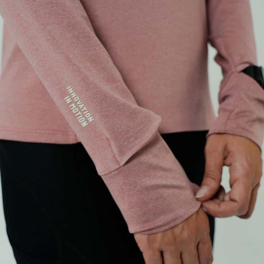 CAMISETA RUNNING MANGA LARGA ACTIVE ROSE PARA MUJER - miniatura 6