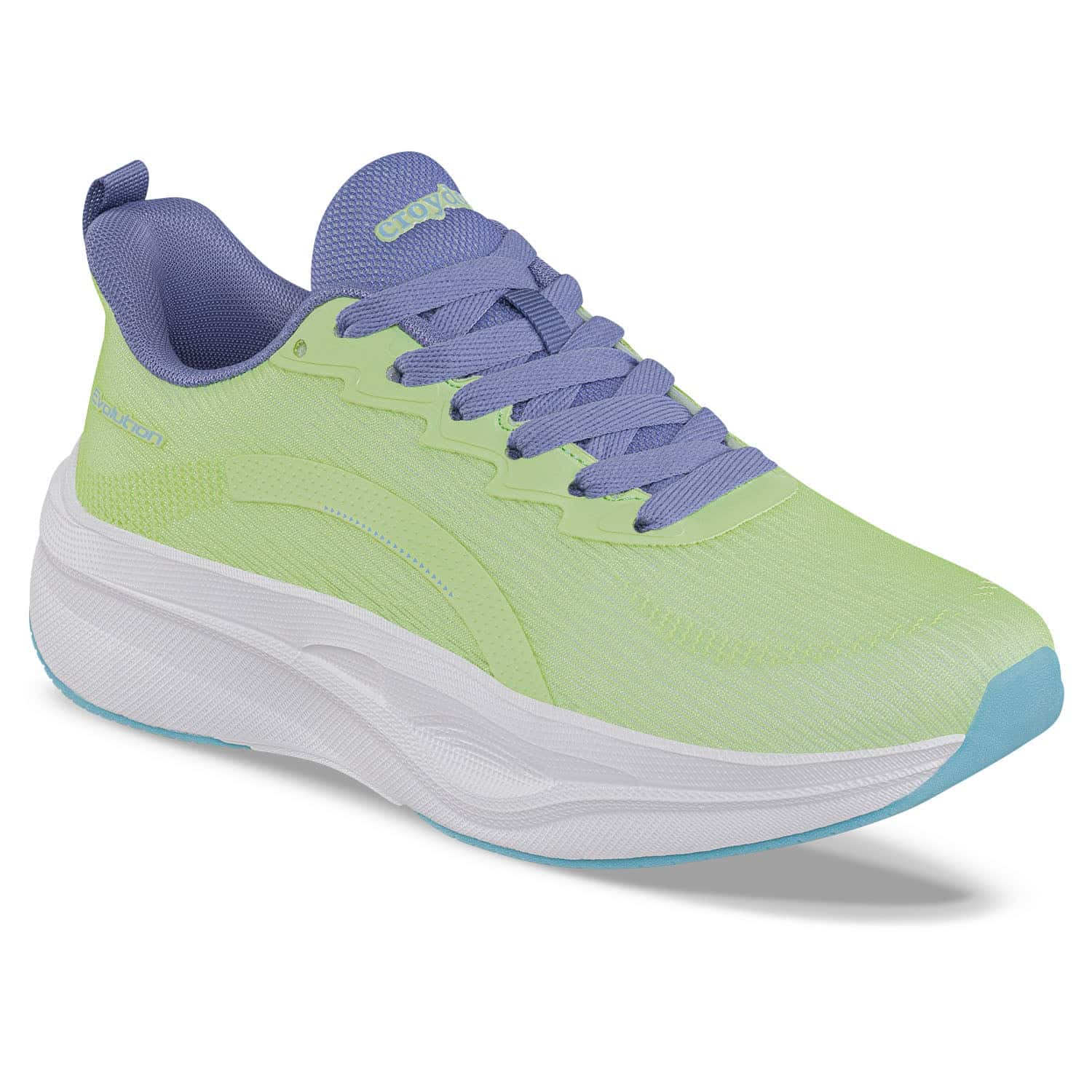 Tenis Running Facod Verde Croydon para Mujer