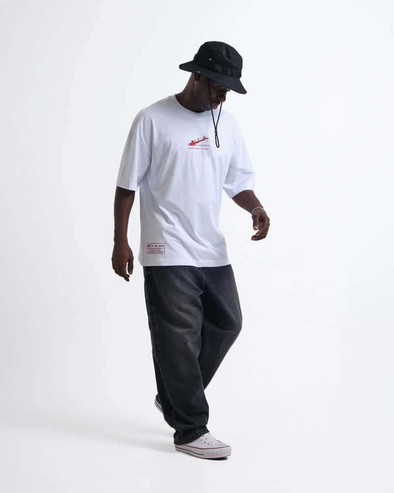 Camiseta Blanca Oversize - Si Nos Mueve Nos Une - miniatura 7
